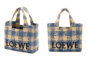 色彩で魅せる夏の主役】LOEWE スクエアポケット ストライプ