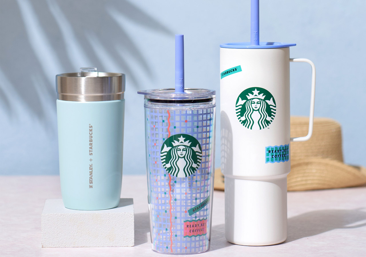 スターバックス海外2025サマー ピンク片手ステンレスタンブラー Starbucks.jpg