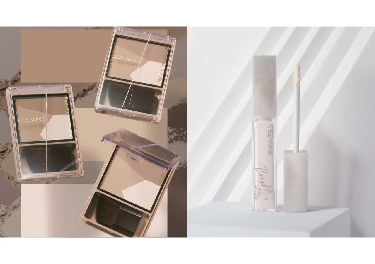 セザンヌ・12月上旬発売】3桁コスメでメリハリ美顔♡シェーディング新