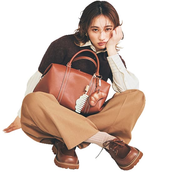 飾るだけじゃなくて「使えるバッグチャーム」