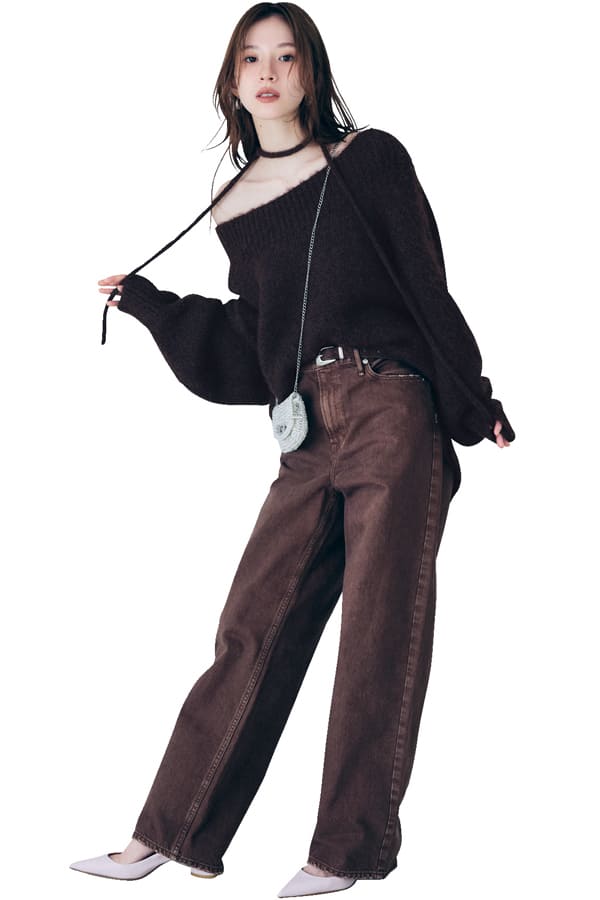 マンネリしがち『デニムは〝ワントーン配色〟でこなれたムードに振って』