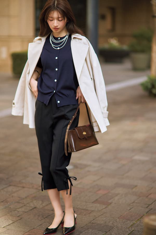 ジャケット×パンツコーデ