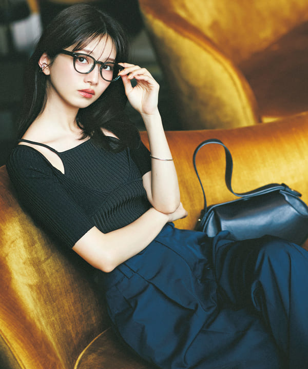 体にジャストフィットするリブは恋にもジャストフィット♡ サマーリブニットのシンプルさは逆にテクい。『サマーリブニットのシンプルさは逆にテクい。』